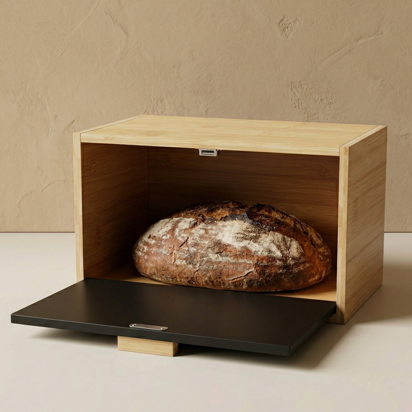 Bambusowy chlebak TABLEAU, 18 x 33 x 20 cm