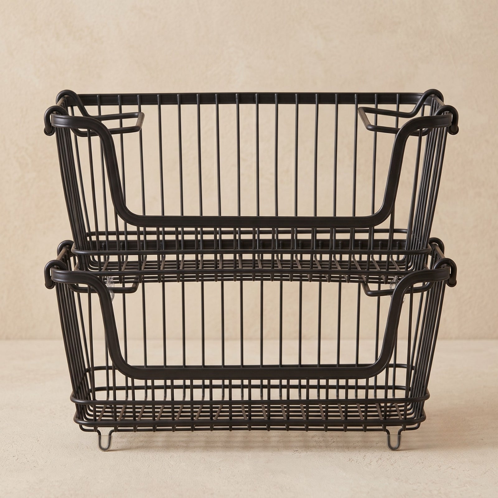 Kosz na owoce metalowy z uchwytami, 34 x 18 x 14 cm