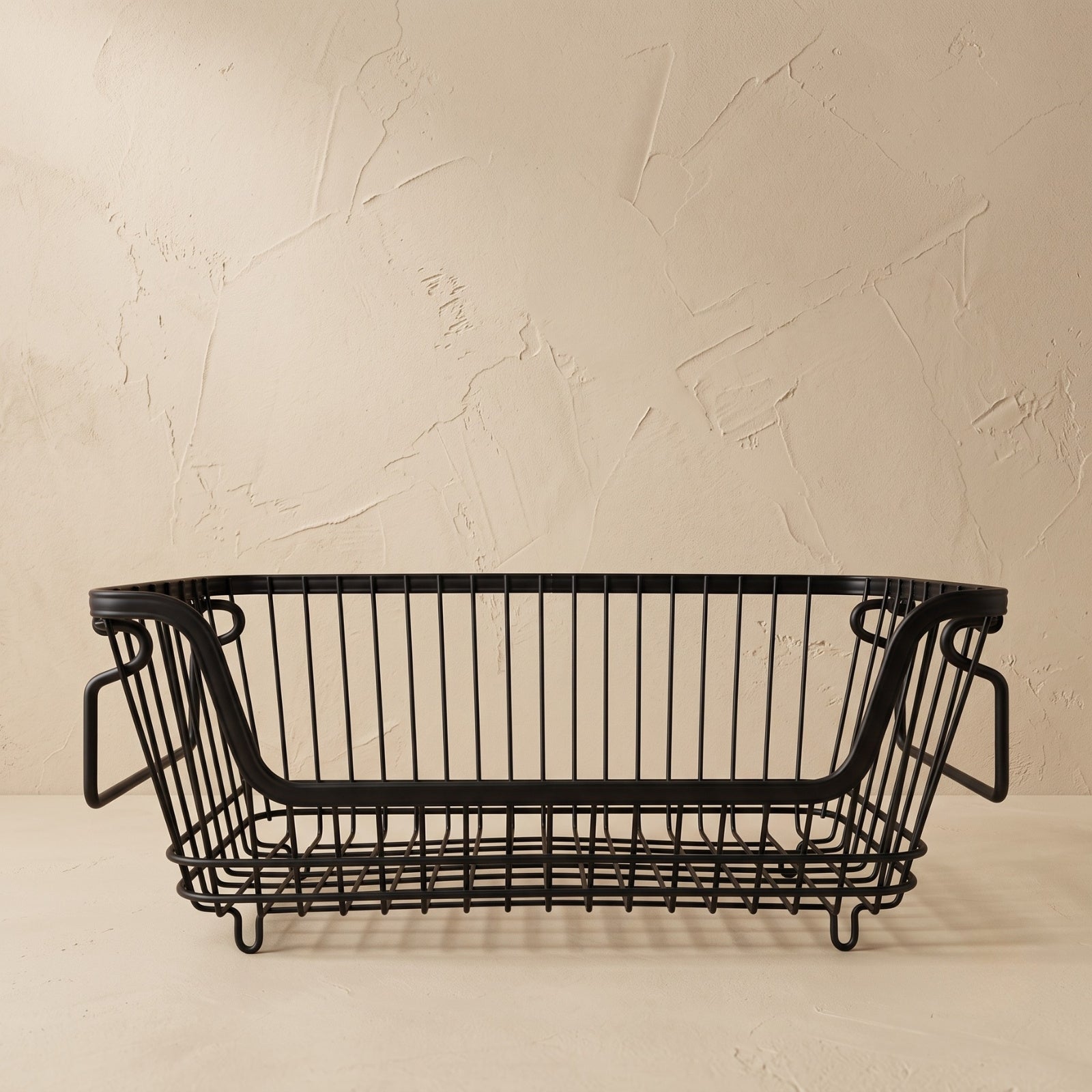 Kosz na owoce metalowy z uchwytami, 34 x 18 x 14 cm
