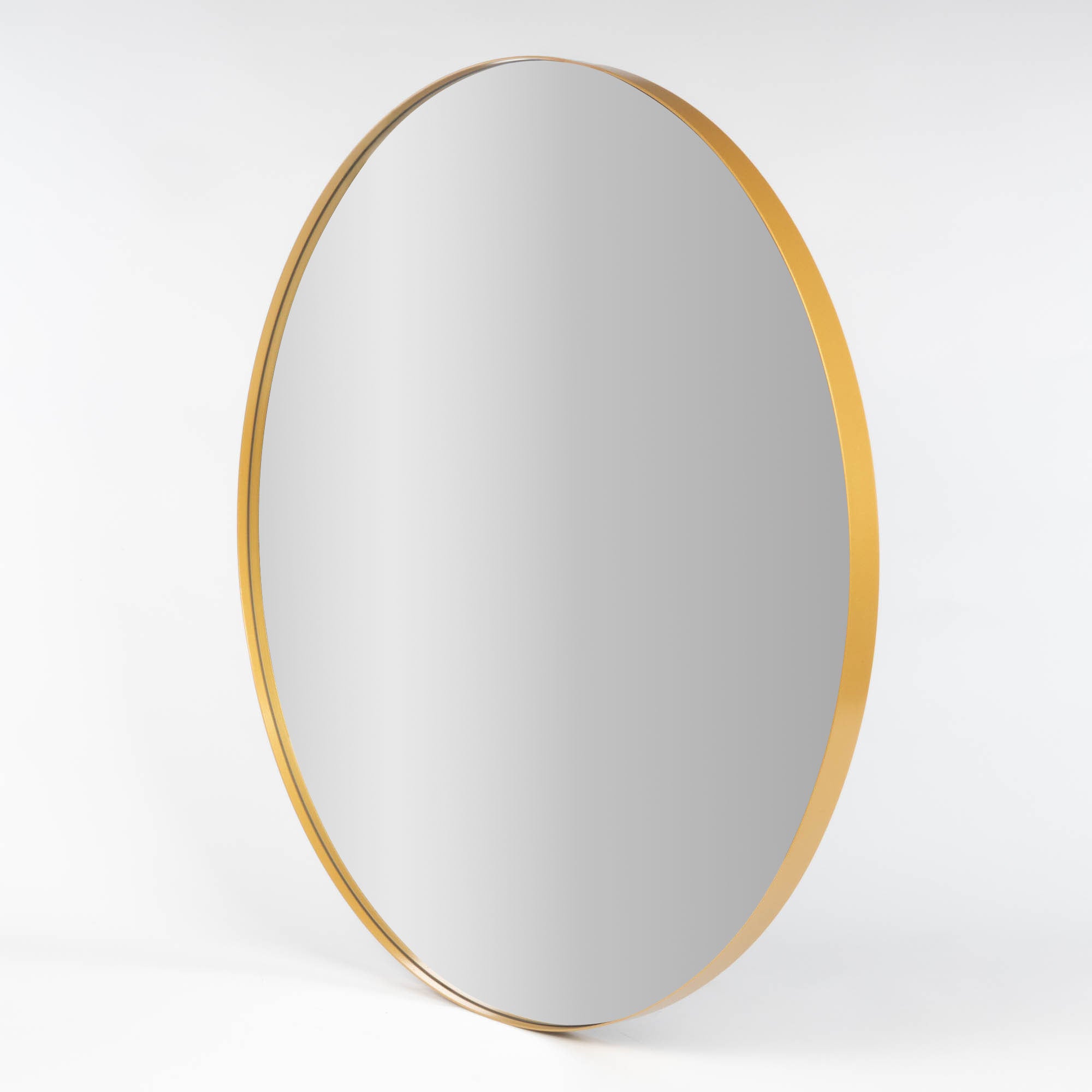 Lustro okrągłe NOOR, metalowa rama, Ø 80 cm