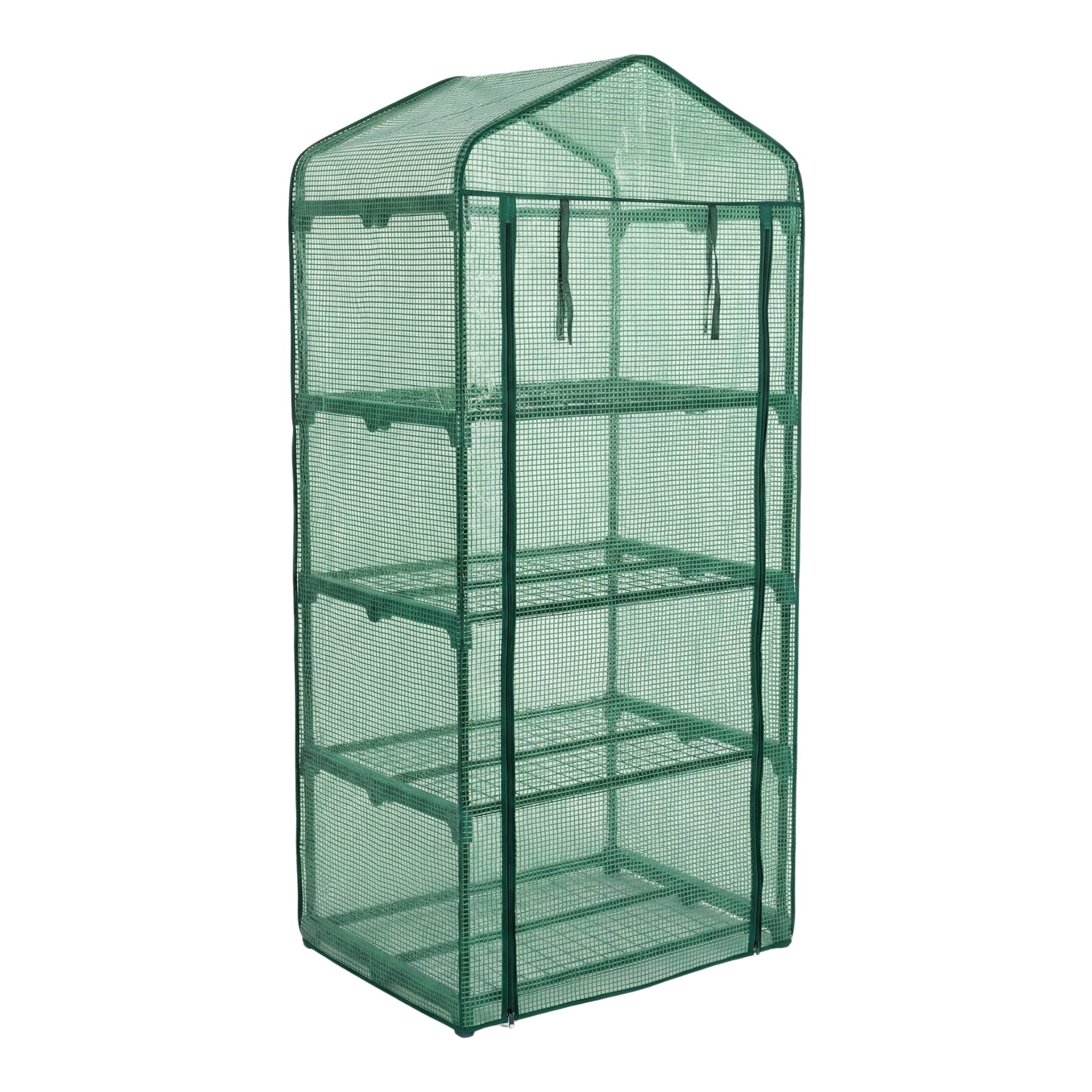 Mini szklarnia foliowa, 4 piętrowa, 68 x 49 x 158 cm