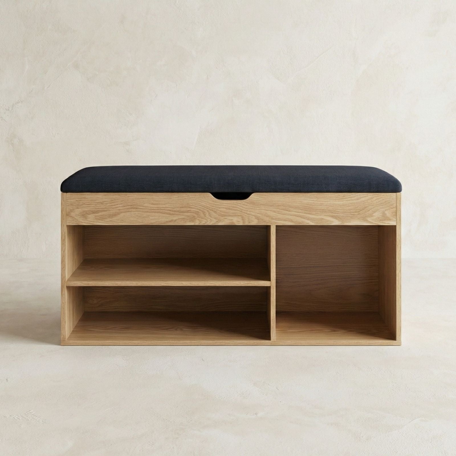Szafka na buty z siedziskiem TRIA, 80 x 30 x 43 cm
