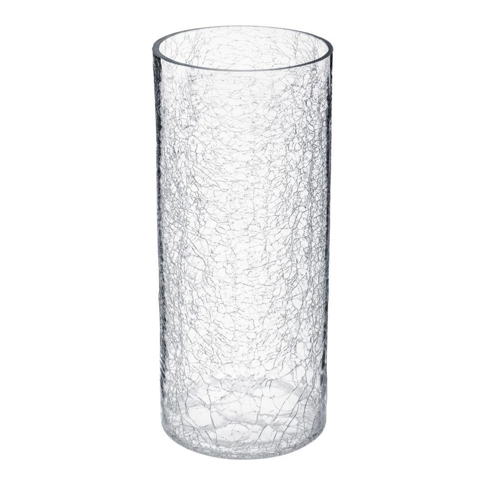 Wazon szklany, efekt mrożonego szkła, 30 cm, Atmosphera