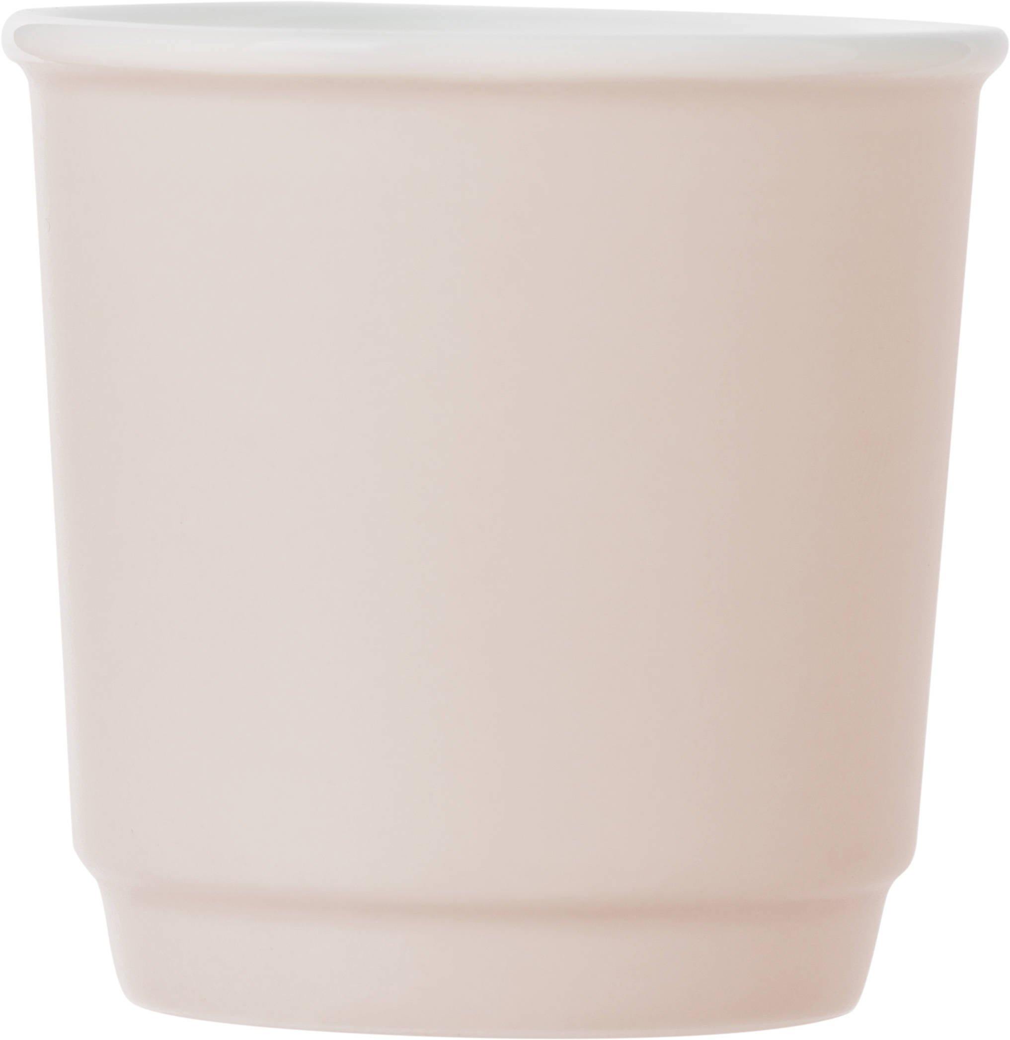 Kubek porcelanowy NATURE, 90 ml, jasnoróżowy